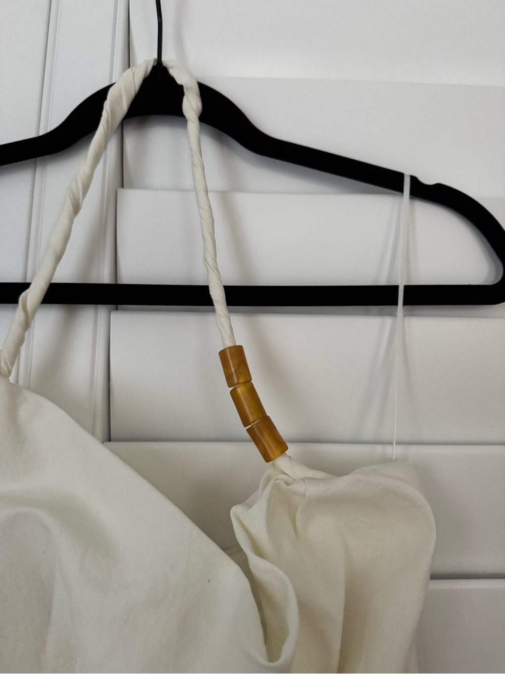 Zara Cream Halter Mini Dress - Picture 3 of 3